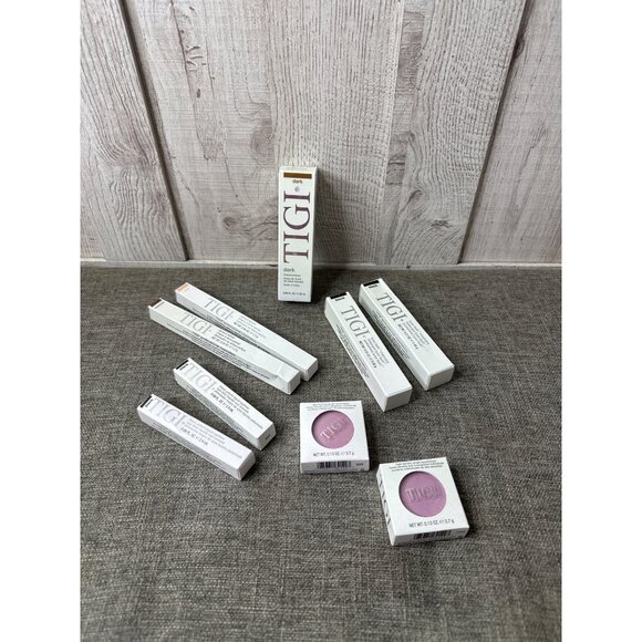 TIGI Makeup Bundle Luxe Lash Mascara Eyeliner Lip Liner Tinted Primer Eyeshadow - Picture 2 of 12